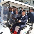 Head of states ride along EXPO territory